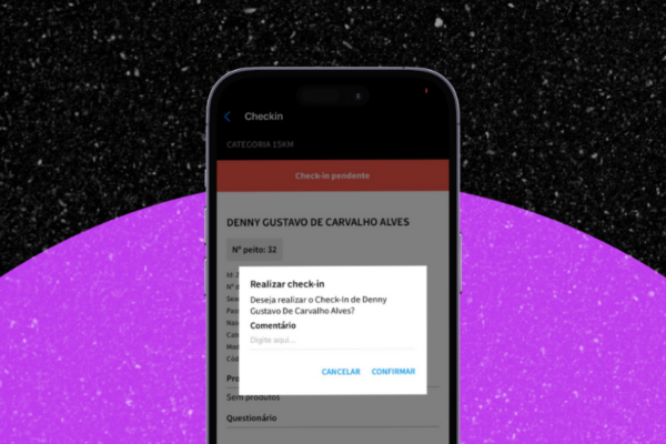 App Check-in para organizadores