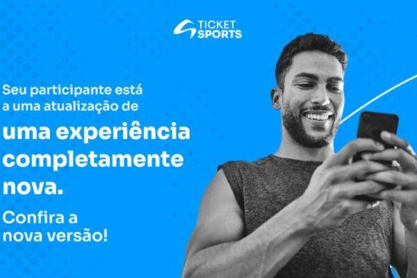 O app da Ticket Sports evoluiu. E a experiência dos atletas também.